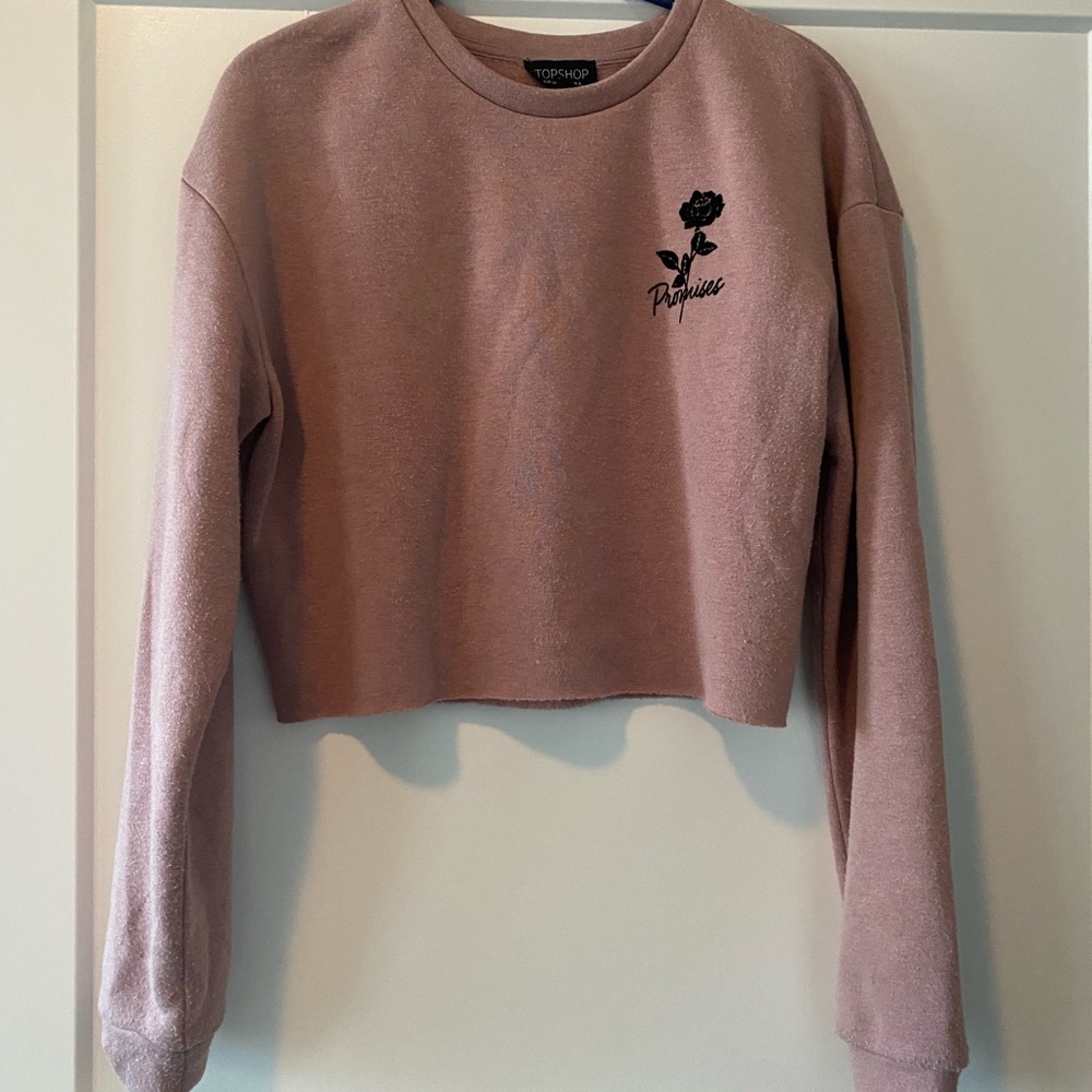 Super soft, comfy crop sweatshirt. Worn once